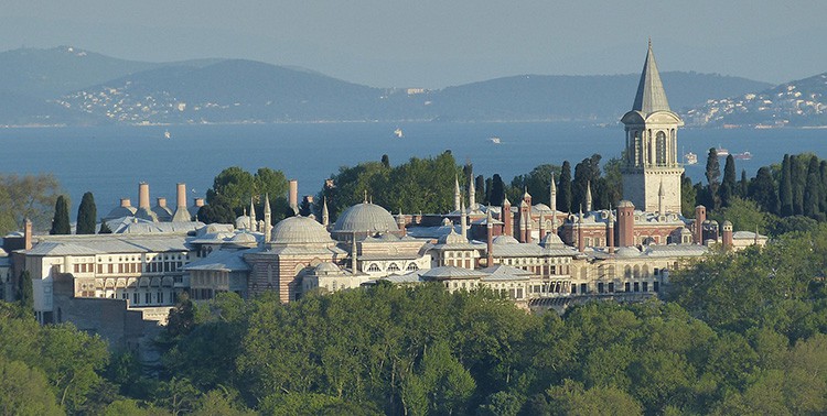 topkapi palace istanbul aerial 2